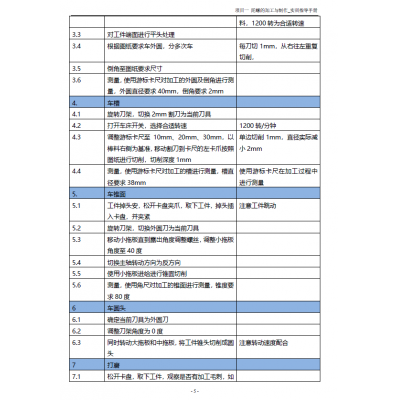 车削实训项目 陀螺